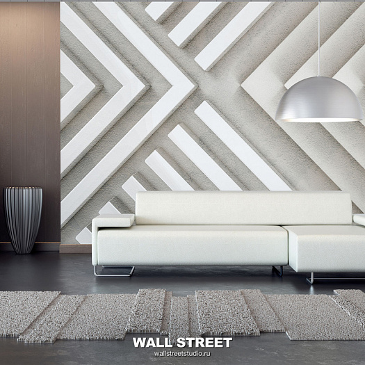 Фотообои в интерьере артикул 3D Force 25, 3Д СИЛА / 3D FORCE, Wall street